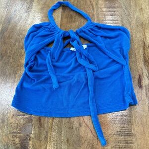 12th Tribe Valentina Royal Blue Halter